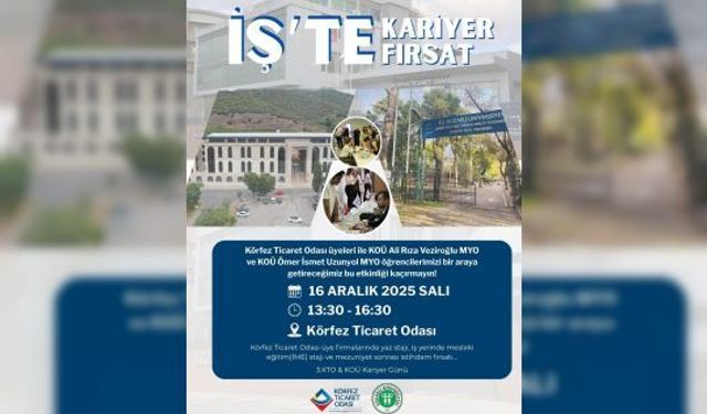 Körfez’de Gençler İçin Kariyer Günü Düzenleniyor
