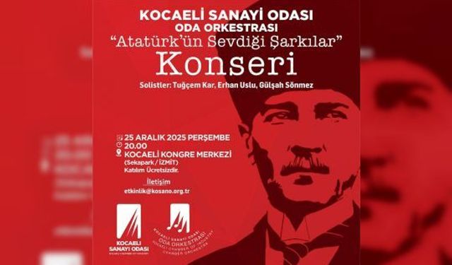 KSO’dan “Atatürk’ün Sevdiği Şarkılar” Konseri Düzenliyor