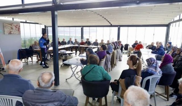 Körfez’de 60+ Aktif Yaşlanma Kulübü’nde Güvenlik Eğitimi