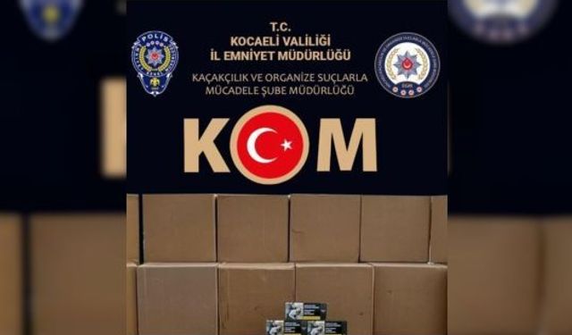 Kocaeli’de 600 Bin Dal Makaron Ele Geçirildi