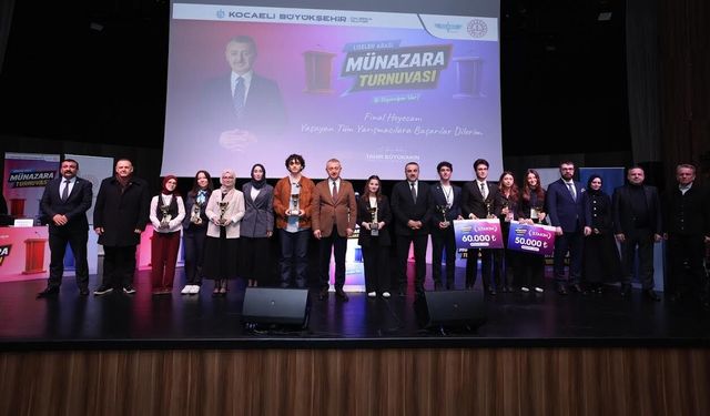 Liselerarası Münazara Finali Kocaeli’de  Heyecana Sahne Oldu