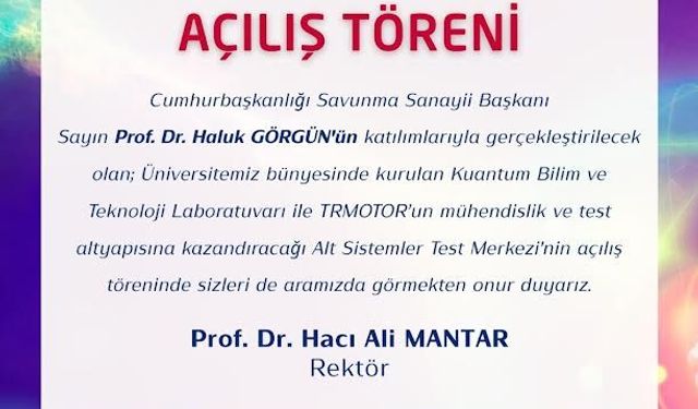 GTÜ’de Kuantum ve Motor Teknolojilerinde İki Büyük Açılış