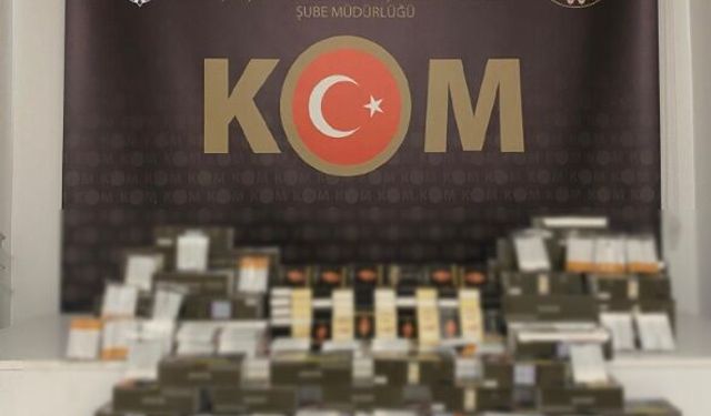 İzmit’te Tütün Operasyonu: 21Bin500 Makaron Ele Geçirildi