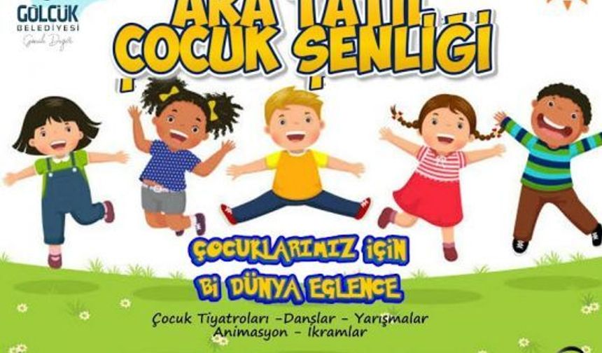 GÖLCÜK BELEDİYESİ, ARA TATİLDE ÇOCUKLARI UNUTMADI