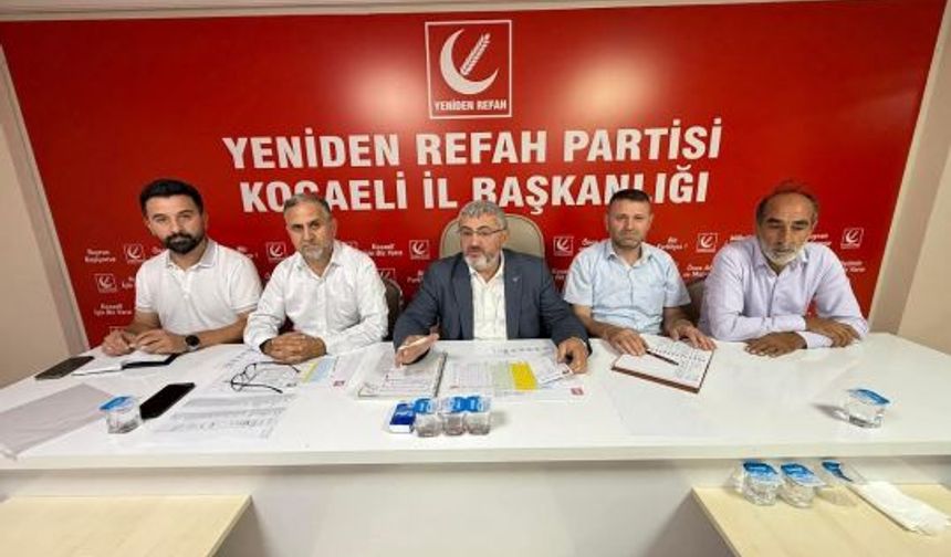 Yeniden Refah Partisi Kocaeli İl Yönetimi Gündemi Değerlendirdi