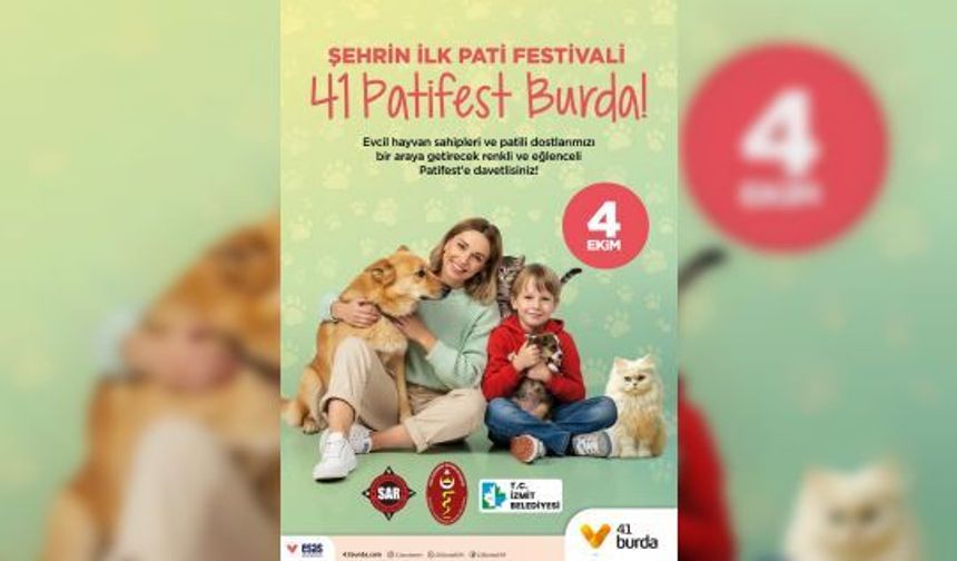 İzmit’te Patili Dostlara Özel Festival Başlıyor