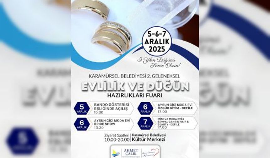 Karamürsel’de Evlilik ve Düğün Hazırlıkları Fuarı Yeniden Başlıyor