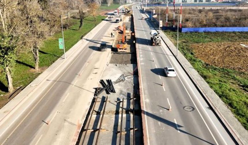 Kartepe Tramvay Hattı’nda Çalışmalar Hızla İlerliyor