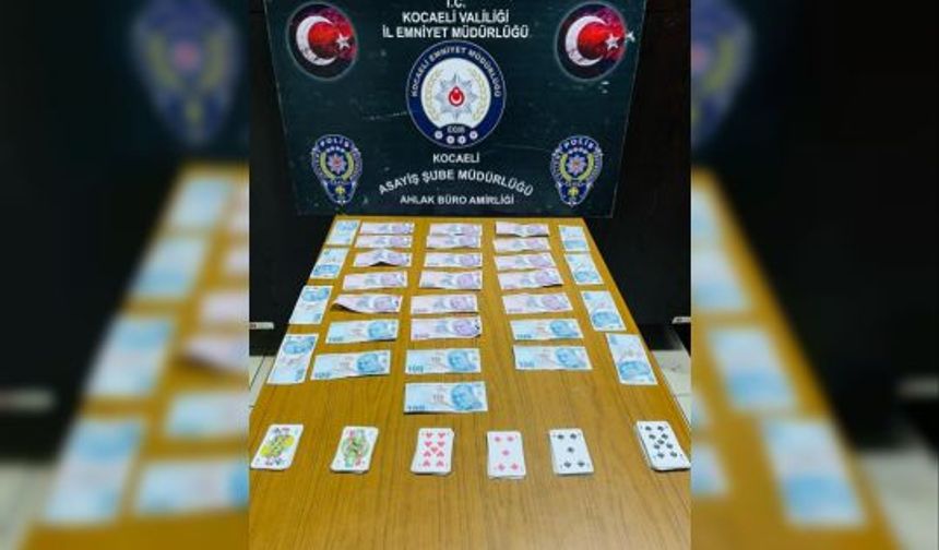 İzmit’te Kumar Operasyonu