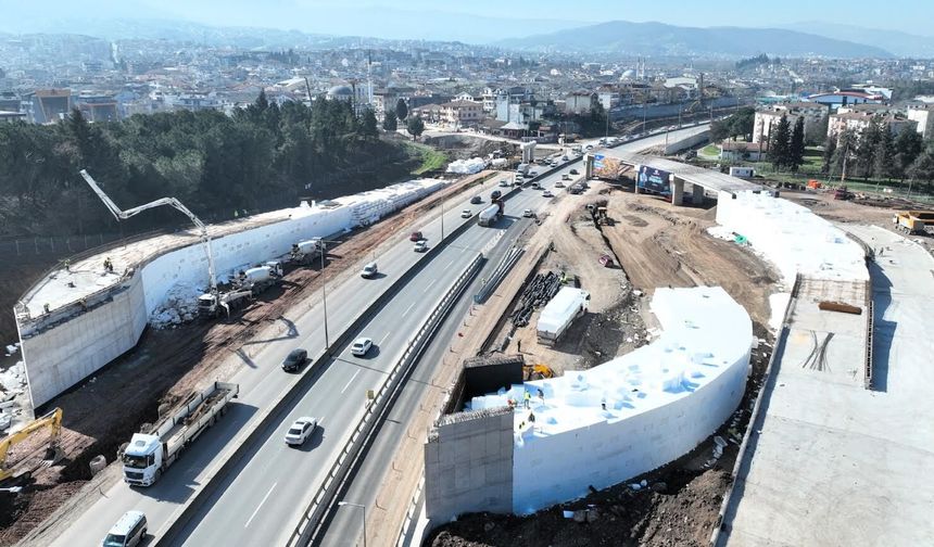 Başiskele Kavşağı Projesi’nde Yüzde 54 Tamamlandı