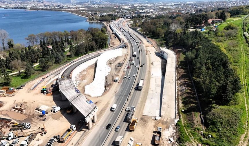 İzmit Sahil Bağlantı Yolu Trafiğe Kapatılıyor