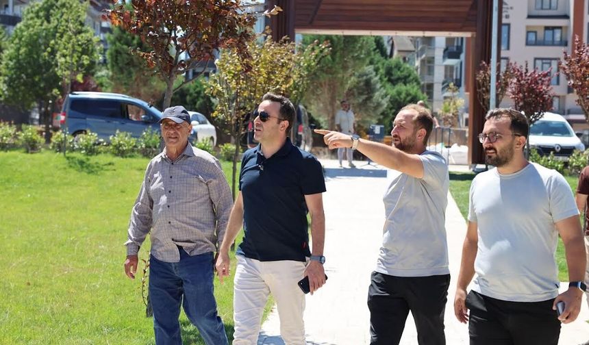 BAŞKAN ÖZLÜ: Başiskele’de Güzel İşler Millet Bahçesi Son Aşamaya Geldi