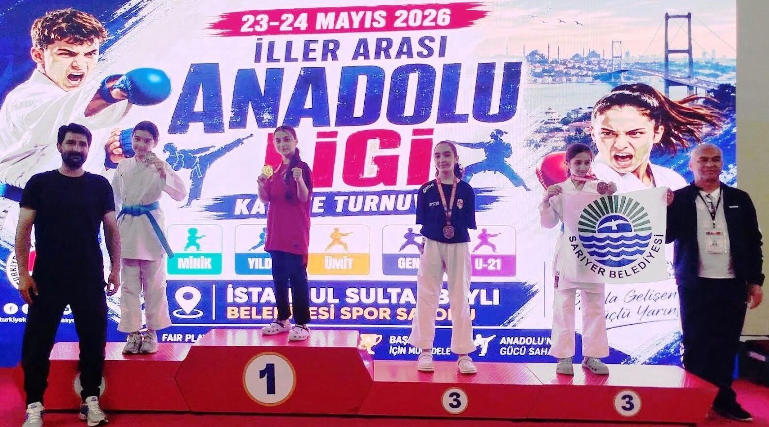 Körfez Gençlerbirliği Karate’de Madalya Yağmuru
